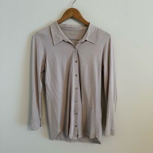 EILEEN FISHER COTTON BUTTON UP